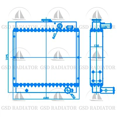 Zhengjou yo'l rolikli radiator yuqori sifatli